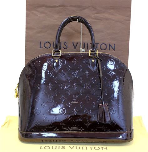 louis vuitton monogram vernis alma gm|authentic louis vuitton alma pm.